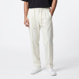 Lardini Trousers - Sartorial with Drawstring in Ecru Stretch Cotton