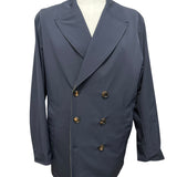 Trench Double Face Kired - Blu Navy & Verde Oliva - Taglia 52