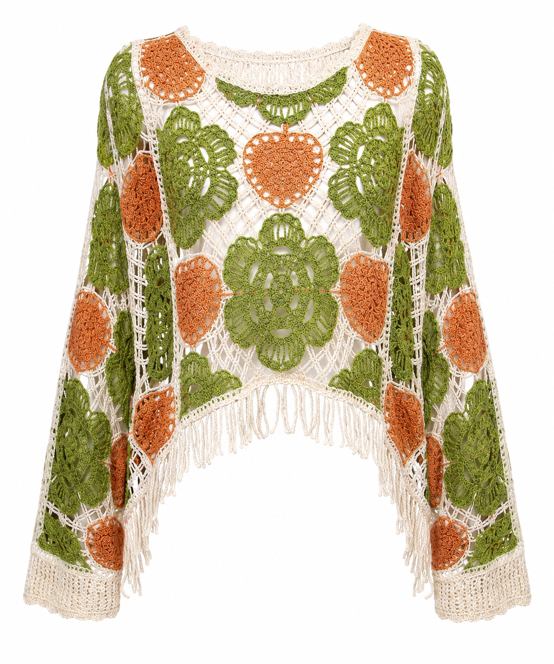 Multicolor Boho Crochet Top