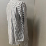 GHR – Camicia Uomo a Righe Verticali in Cotone – Marrone e Bianco, immagine 9
