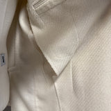 Lardini Blazer Monopetto in Misto Lana Avorio