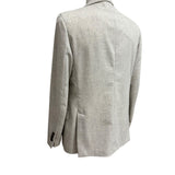 Lardini Virgin Wool and Cashmere Blazer - Melange Grey