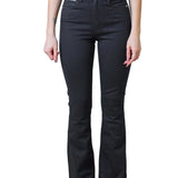Black Calvin Klein skinny high-waisted bootcut jeans