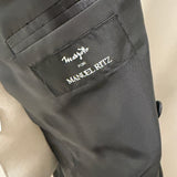 Manuel Ritz Double-Breasted Jacket in Marzotto Wool - Mélange Grey