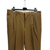 Classic Lardini brown trousers for men, made from 100% pure virgin wool.
