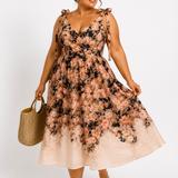 Flora midi dress