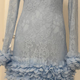 Light Blue 3D Dress