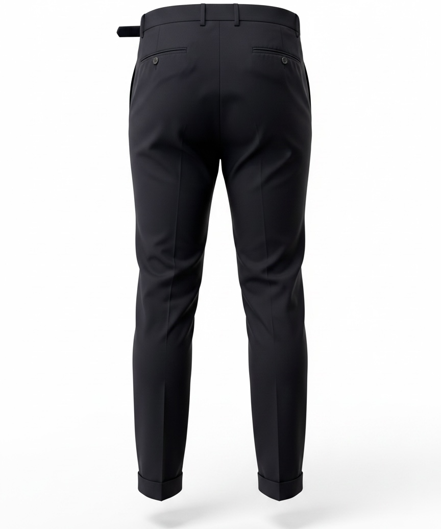 Lardini Midnight Blue Trousers – Italian Sartorial – Size 54