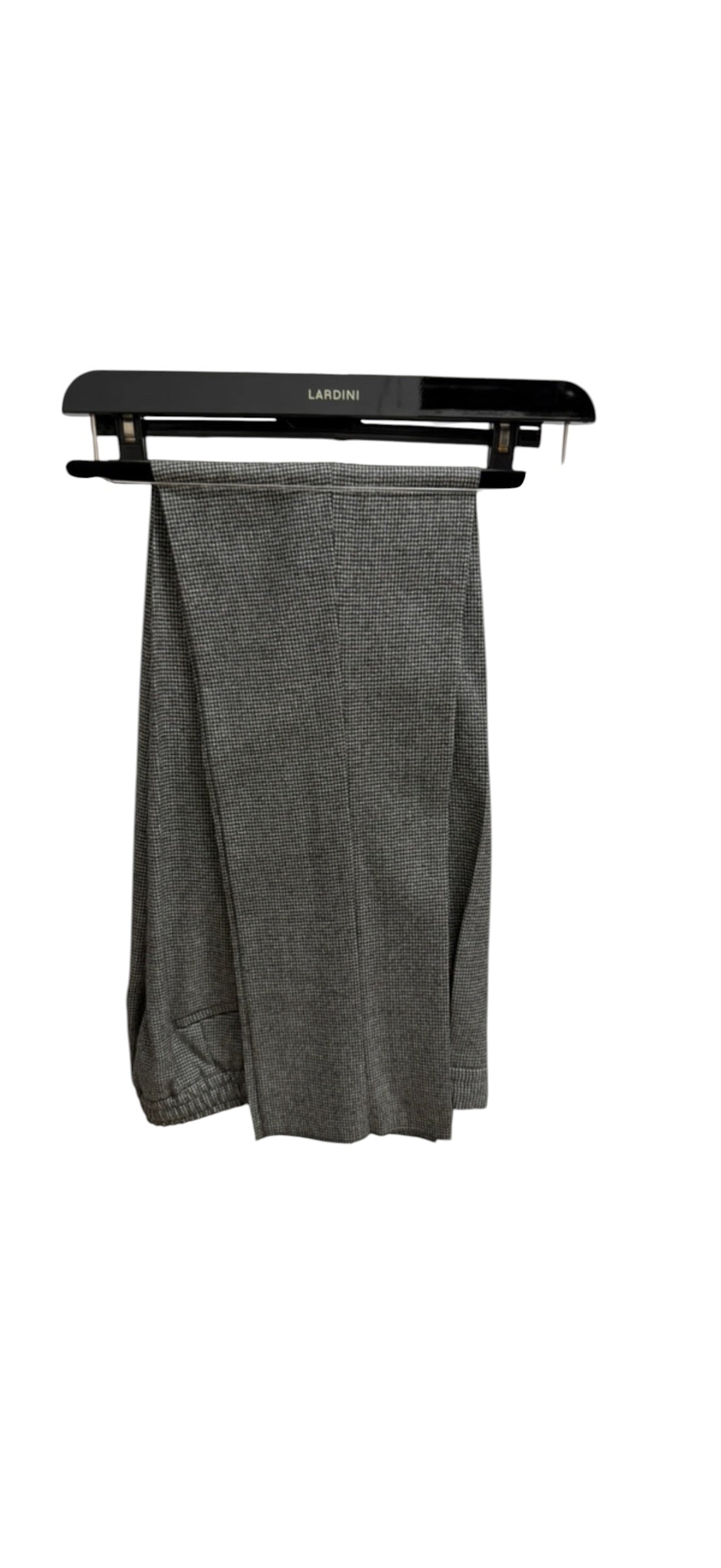 Pantaloni Lardini Misto Lana e Cashmere Taglia L (50) - Motivo Pied de Poule Grigio, immagine 8
