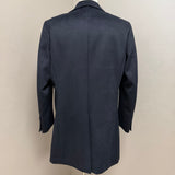 Riccardo Tentagli – Cappotto Monopetto Fabio in Misto Lana – Blu Navy