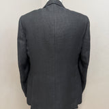 Giacca Lardini in 100% Lino con Rever a Lancia - Nero - Taglia 50
