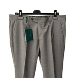 Pantaloni Berwich in fresco lana grigia taglia 50