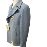 Caban Peacoat Uomo Camplin Rain Wool Island – Azzurro, immagine 5