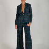 Liu Jo checked blazer jacket