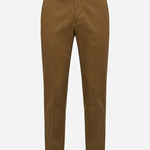 PT Torino – Pantalone Chino Stretch Master Fit con Risvolto – Tabacco / Nocciola Pt01, immagine 3