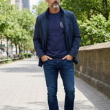 Fay Field Jacket - Navy Blue