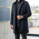 Fay Trench Coat with Removable Inner Vest - Made in Italy