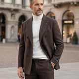 Lardini Sartorial Suit - Brown Micro-Texture