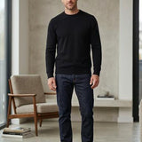 Della Ciana Pullover - Black in Pure Virgin Wool