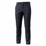 Pantaloni Lardini in Fresco Lana- Blu Navy