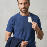 T-shirt Kangra "Girocollo M-Manica" taglia 50 blu in cotone