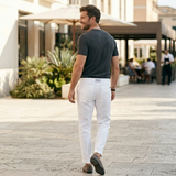T-Shirt Kired in Crêpe di Cotone – Grigio Scuro taglia L