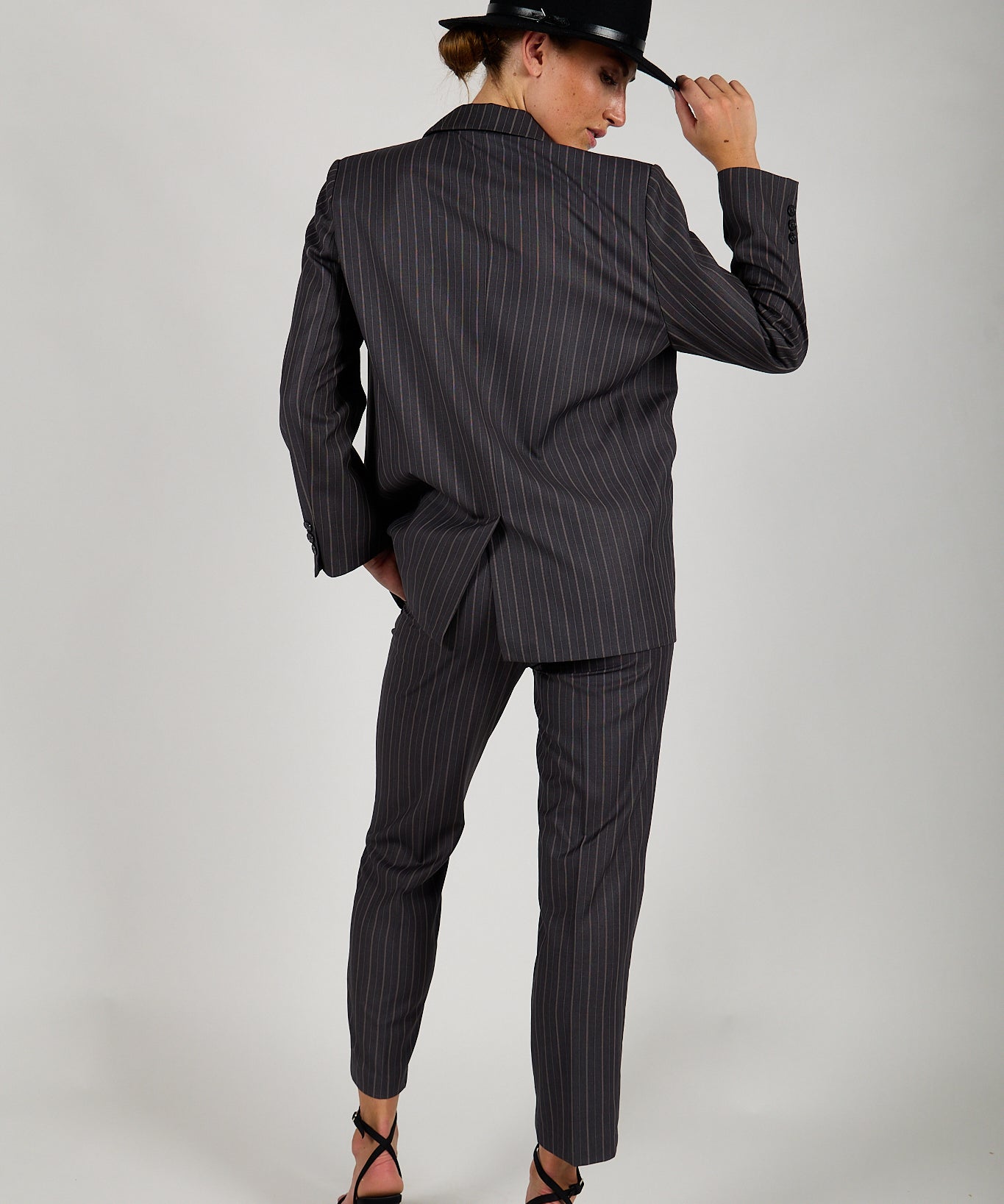 Vicolo striped knitwear set