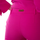 FUCHSIA VERSACE JEANS COUTURE TROUSERS