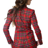 Blugirl Plaid Tartan Jacket