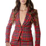 Blugirl Plaid Tartan Jacket