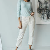 Lorena Antoniazzi white trousers